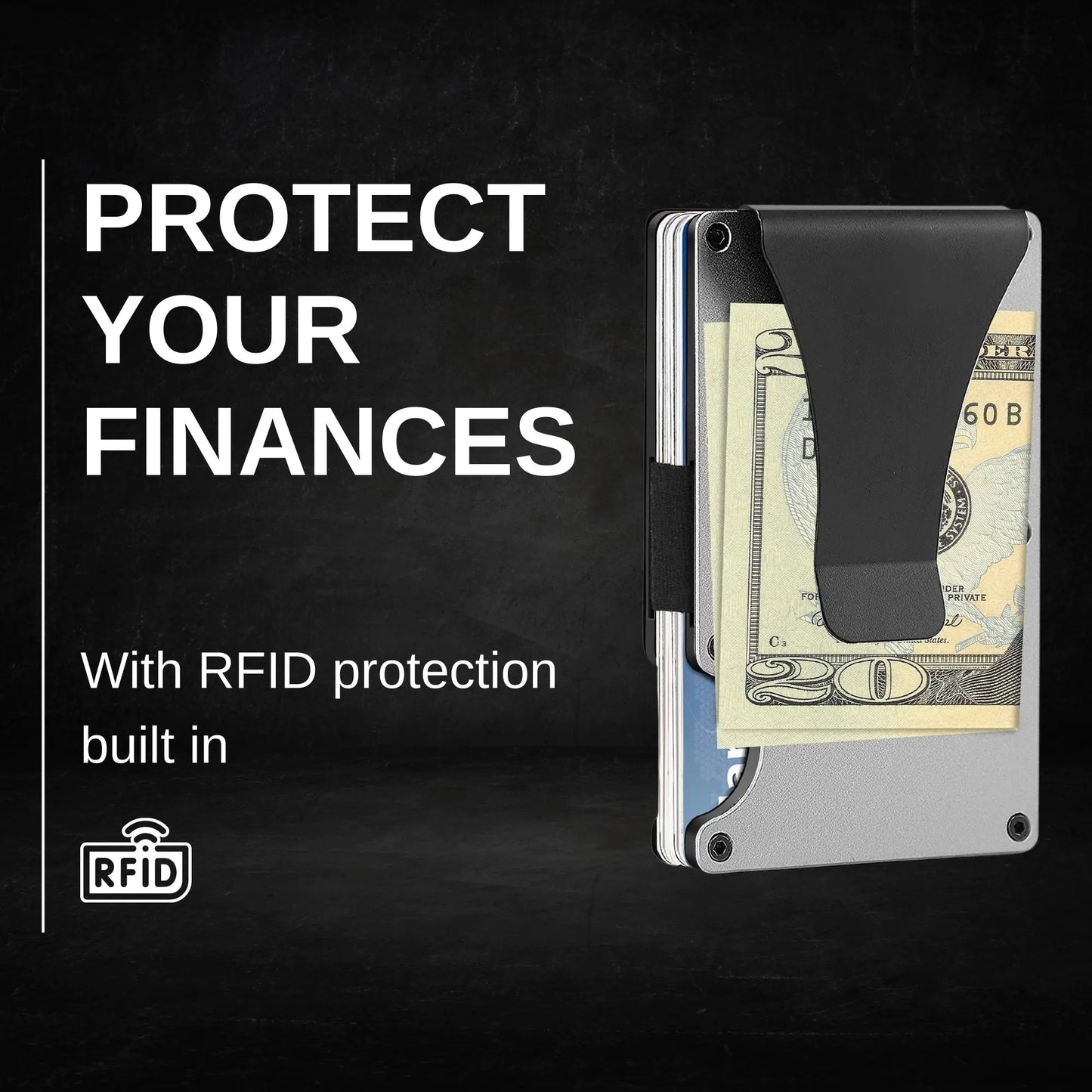 Lumora Carbon Fibre Wallet — Minimal Design, Maximum Security