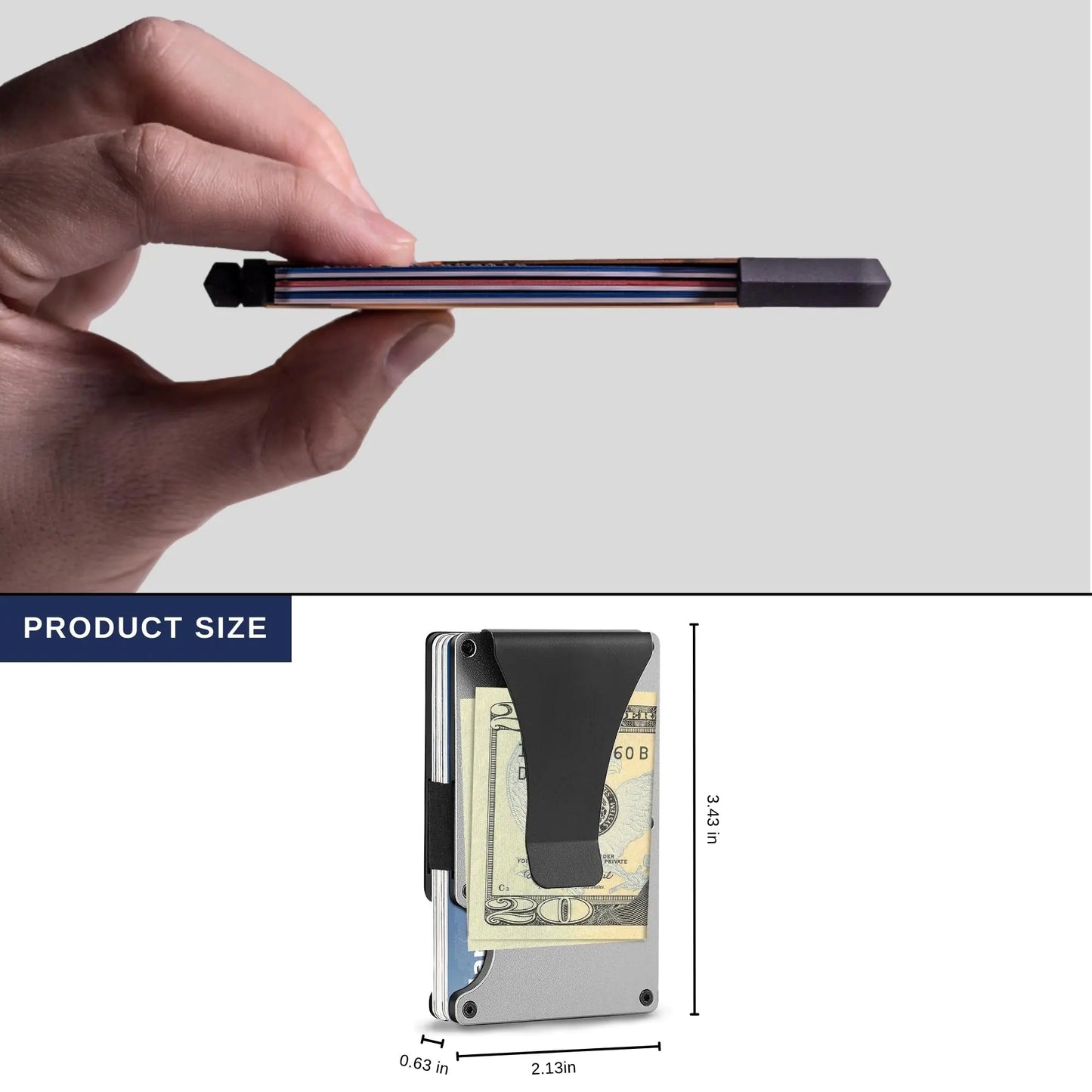 Lumora Carbon Fibre Wallet — Minimal Design, Maximum Security