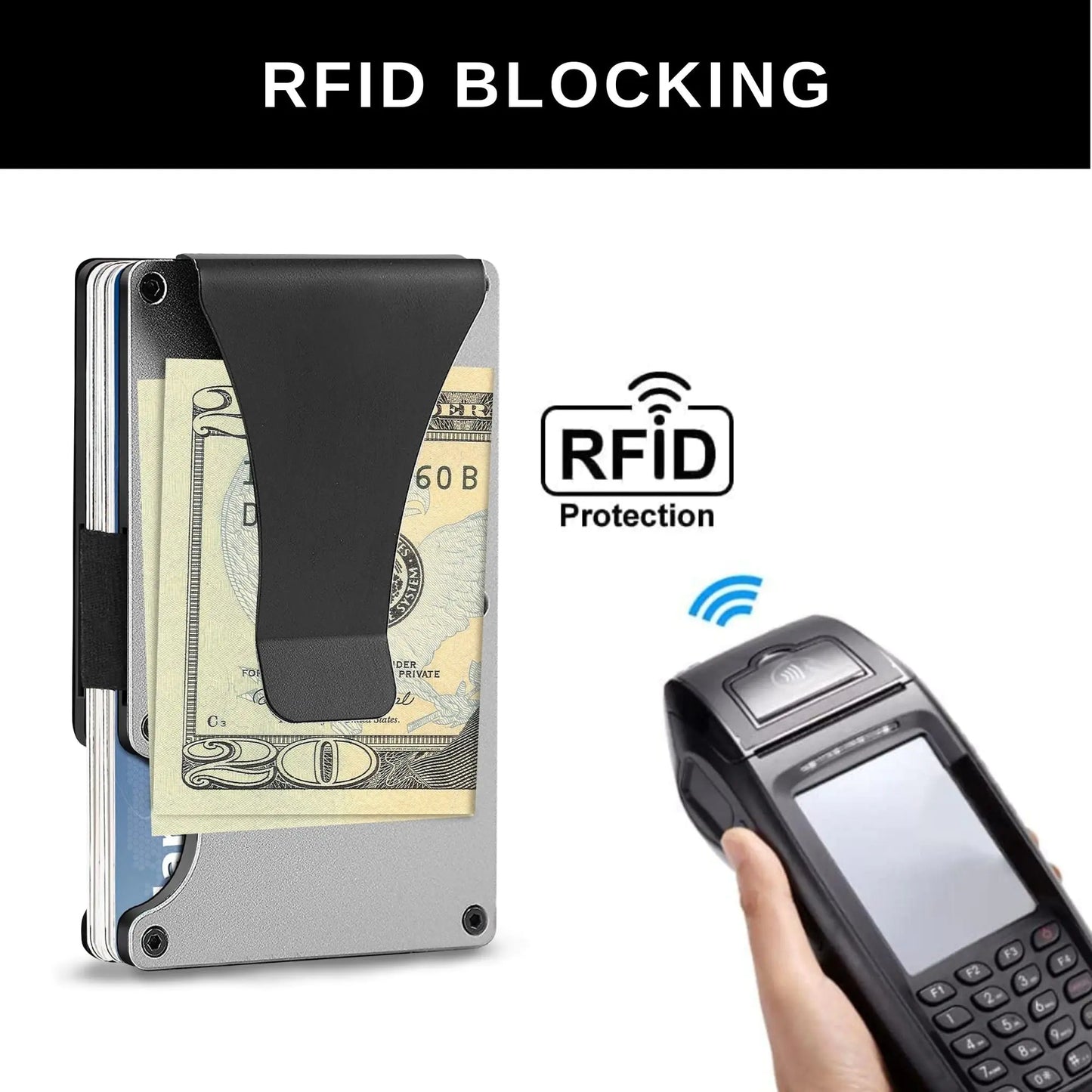 Lumora Carbon Fibre Wallet — Minimal Design, Maximum Security